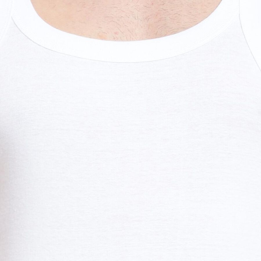 Men's Cotton T-Shirt, White, large